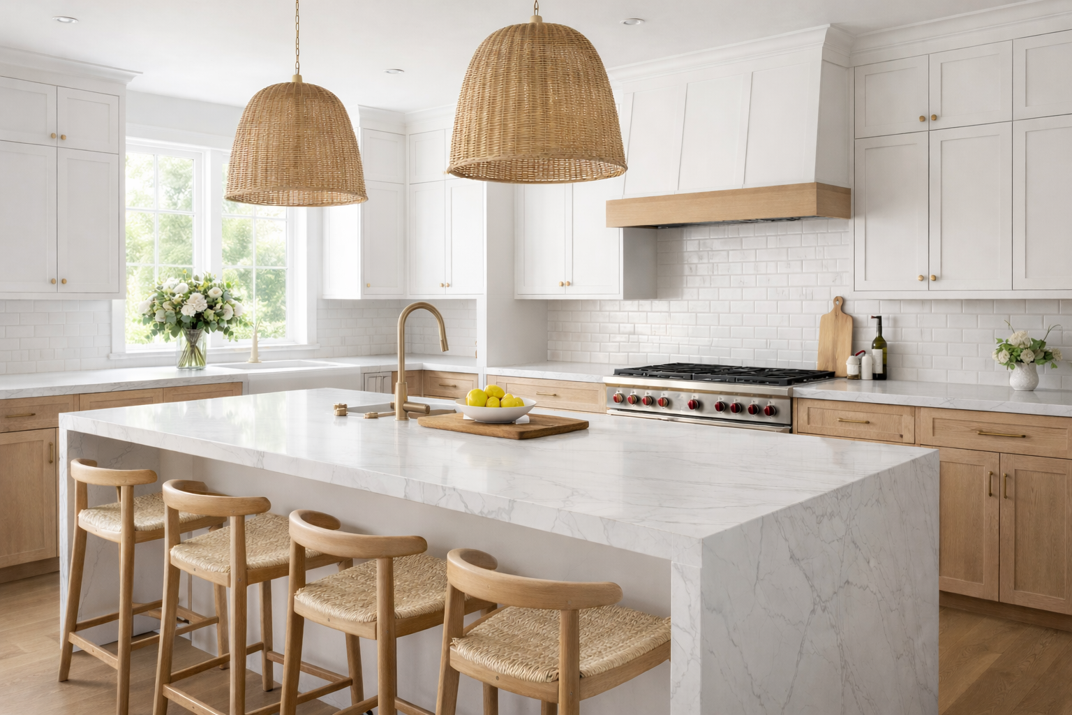 White Quartz Countertops for Timeless Kitchen Design